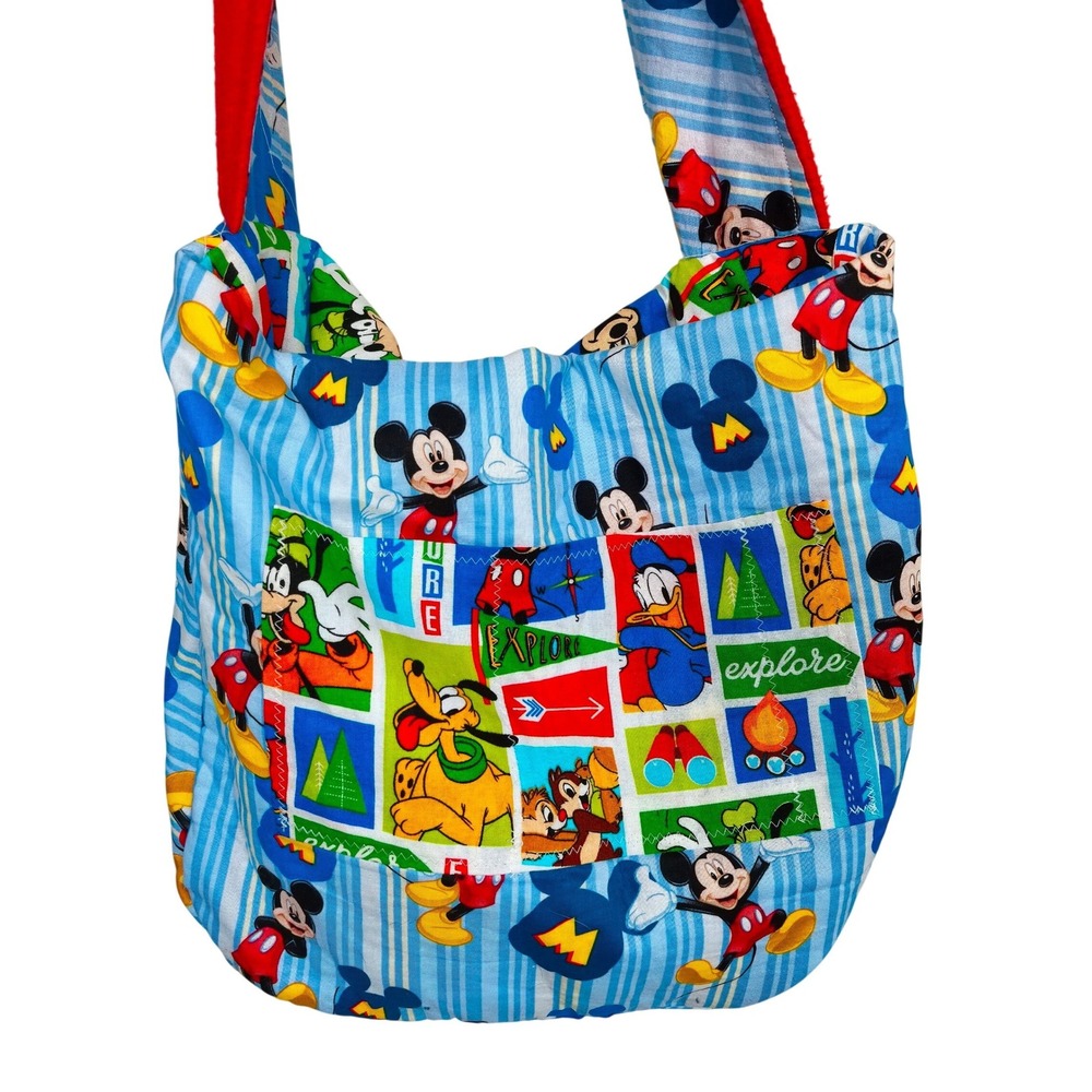 Handmade Mickey Mouse Crossbody Bag Perfect for Disney Cruise & Park Essentials